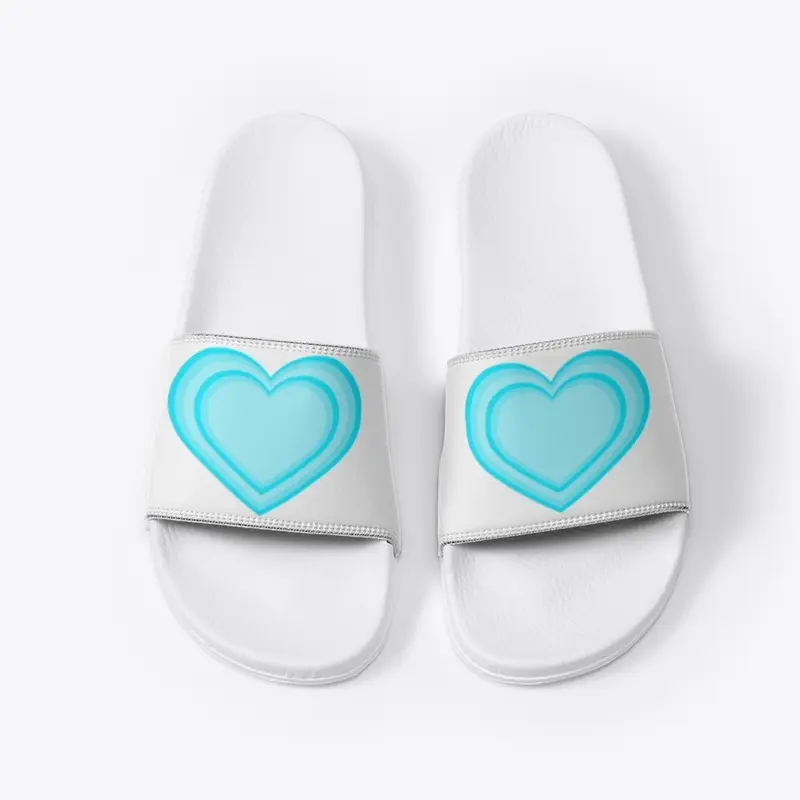 Blue Heart Shoe